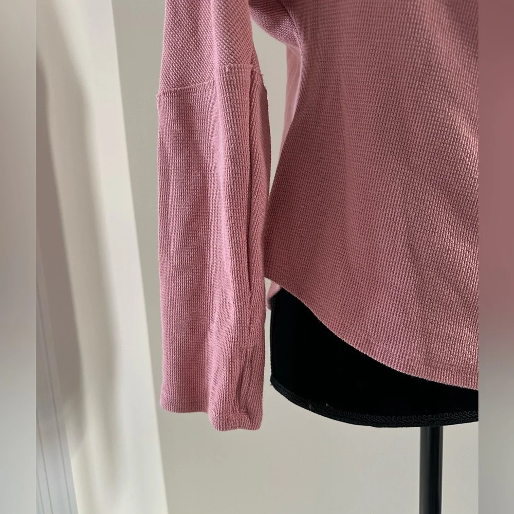 Women’s Free People Fiji‎ Thermal Off-the-Shoulder Rose Top